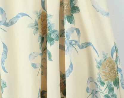 Sexy Deep V Halter Floral Print Dress Women Sleeveless Summer A-line Midi Long Dress Holiday Robe Backless Vestidos
