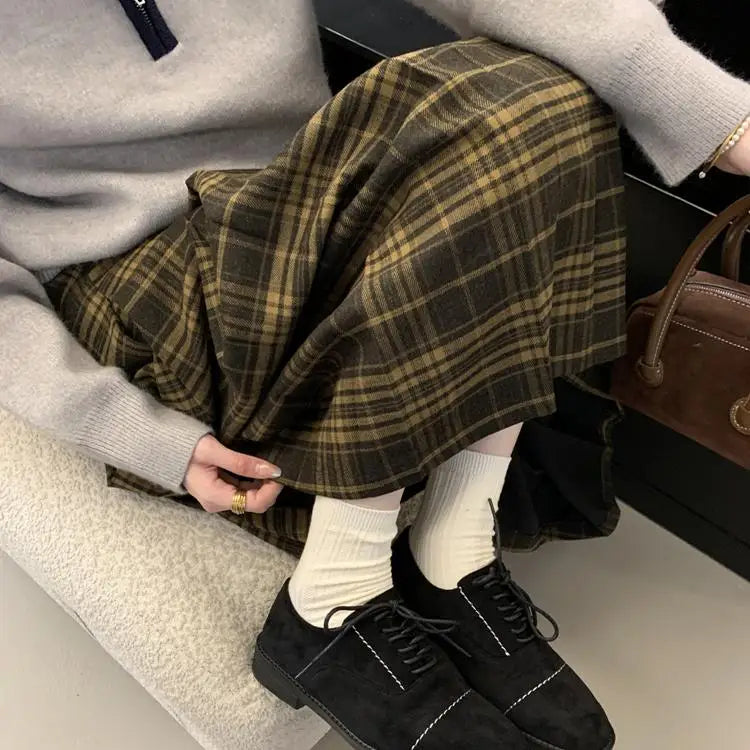 Leather Women's Shoes Round Toe Autumn Loafers With Fur Oxfords Female Footwear Modis Genuine Leather New Fall Slip-on Dress Ret