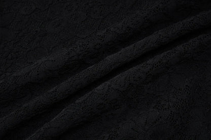 Lace Patchwork Mini Dress for Women Sexy Backless Sheer Cloak 2 Piece Sets Cocktail Dresses Party Birthday Outfits