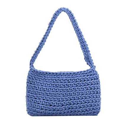 Fashion Versatile Shoulder Bag for Women Handmade Woven Women's Bag with Large Capacity Underarm Bag for Women