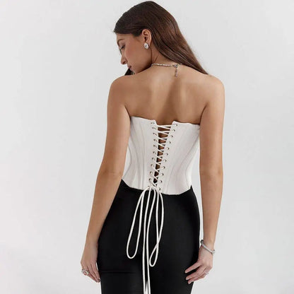 Strappy Backless Mini Strapless