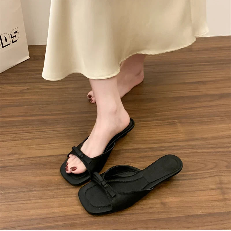Summer Women Casual Open Toe Slippers Fashion Comfort Wedges Heel Beach Vacation Slides Shoes