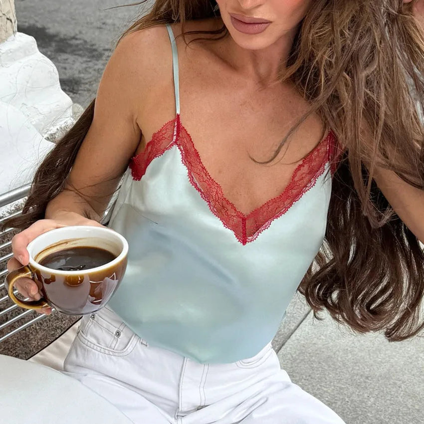 Spring and summer new sexy lace camisole vest for women with a stylish and casual design and temperament