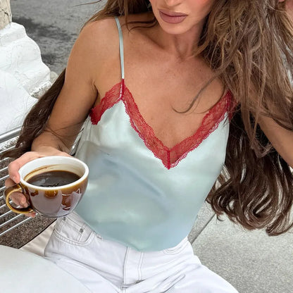 Spring and summer new sexy lace camisole vest for women with a stylish and casual design and temperament