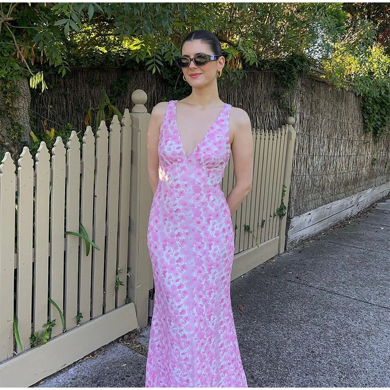 Sexy Sequined Patchwork Women's Dress Elegant Slim V-neck Waist Cinching Hip Package Long Dressess Female Summer Lady Vestdios