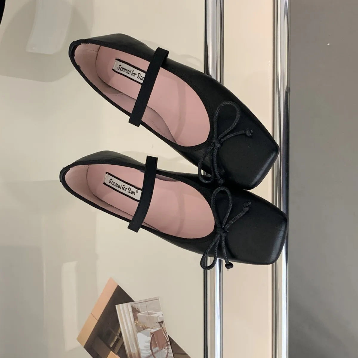 Summer Shoes Ladies Low Heels Round Toe Soft Shallow Mouth Casual Female Sneakers Bow-Knot 2025 Comfortable Butterfly New Flower