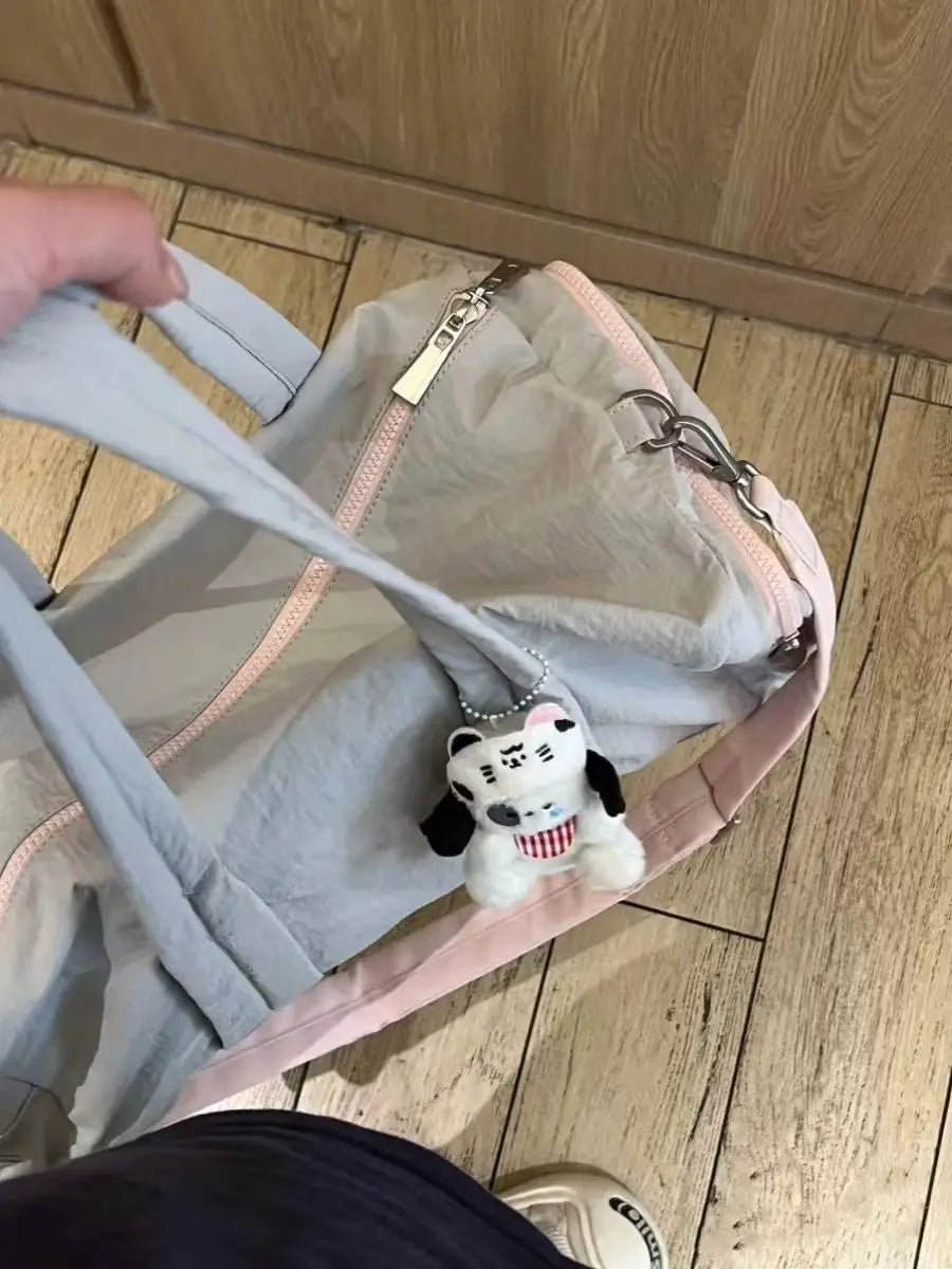 High-capacity Handbag Travel Storage Tote Bags Causal Korean Style Fashion Shoulder Crossbody Bag