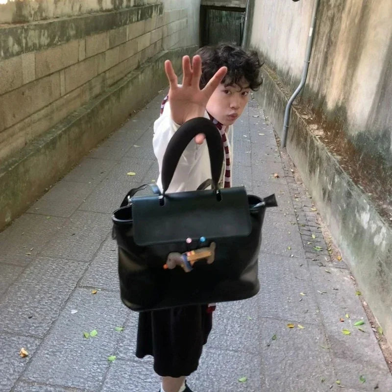 Luxury Design College Students Vintage Schoolbag Japanese All Match Y2K Aesthetic Backpacks Women Casual Fashion Handbags Trendy