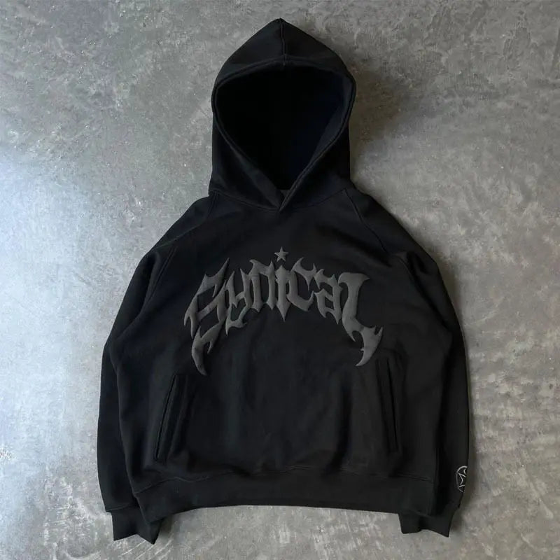 Gothic Star Oversized Hoodie