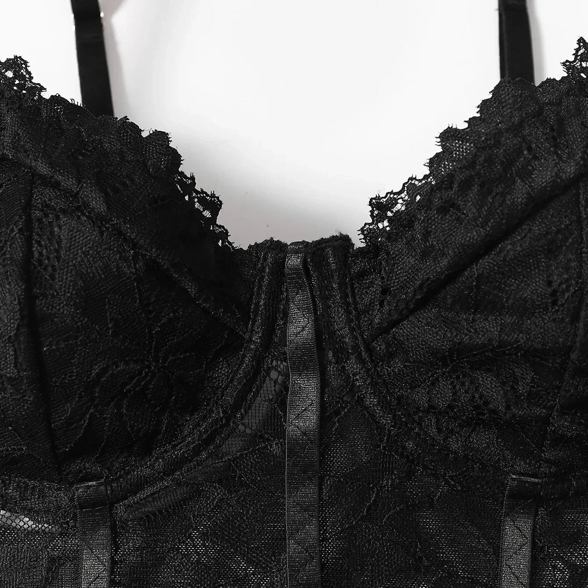 2025 new lei sexy pure desire lace lace mesh sexy street slim thin backless jumpsuit