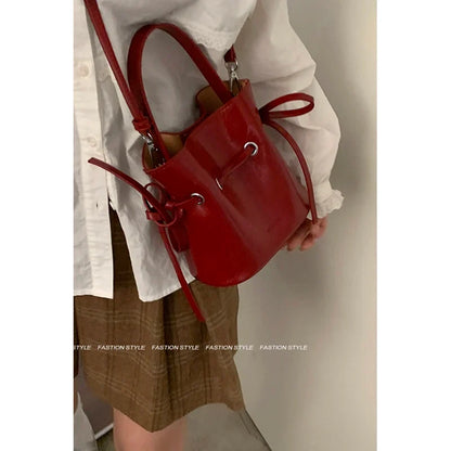 Summer Crossbody Women Fashion Korean Bucket Bag Multi Functional Handheld Small Carrying Bags