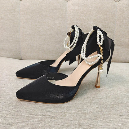 Velvet Shoes Med Square Toe Block Heels High Heeled Sandals Woman Mary Jane Espadrilles Platform Suede Medium Wedding Chunk
