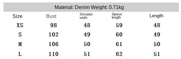 Women's New Plus Size Heart-shaped Pocket Denim Jacket Jacket for Women