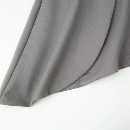 Stylish Irregular Casual Skirt Women Solid Commuting High-Waisted Irregular Layered Skirt Spring Summer New Street Skirt