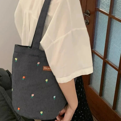 Patchwork Plaid All Match Jeans Bag Trendy Fashion Y2k Aesthetic Underarm Bag Casual Office Lady Shoulder Handbags Women Korean
