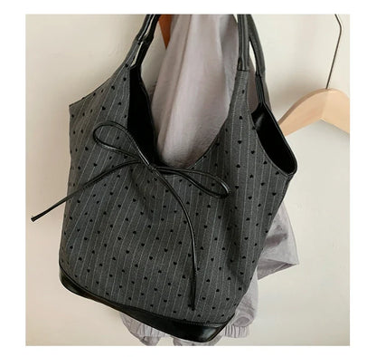 Korean Niche Design Tote Bags for Women Fashion Canvas Shoulder Versatile Underarm Bag