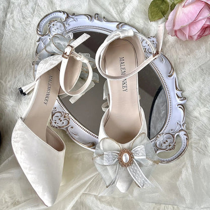 women high heel shoes luxury designer heels Stiletto shoes luxury heels women designers lolita heels for lady y2k bow bridal