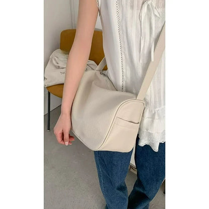 Causal Large Capacity Crossbody Bag Women's Fashion Korean Simple Single Shoulder Tote Underarm Bags