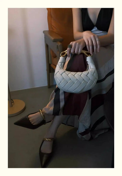 Brand New for Dropship Slip On Pointy Toe Mules Sandals Elegant Mid Heels Comfort Walking Summer Slides Mules Shoes