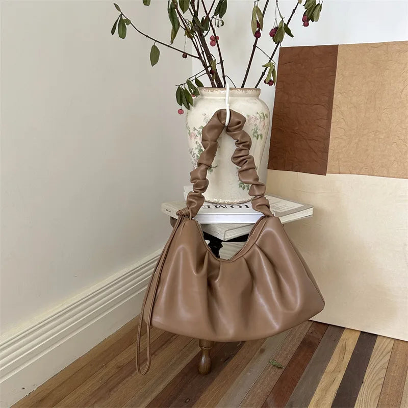Trendy Design Handbags and Purses Tote Women Shoulder Crossbody Bags New Soft Vegan Leather Ladies Messenger Clutches Bag