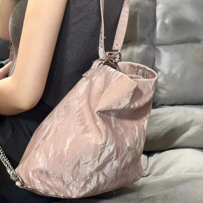 Luxury Design Vintage All Match Shoulder Underarm Bags Casual Y2k Women Simple Backpacks Streetwear Fashion Tote Handbags Trendy