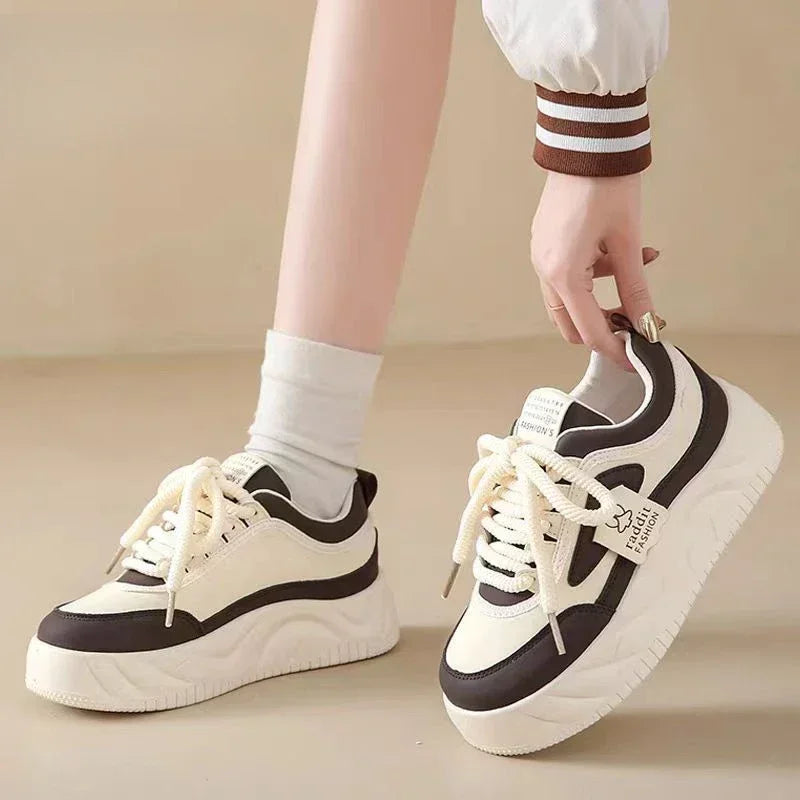 Women's Shoes High on Platform Ladies Footwear New Arrival Stylish Sale H Korean Vulcanized Shoe Fashion Cheap Quality A In