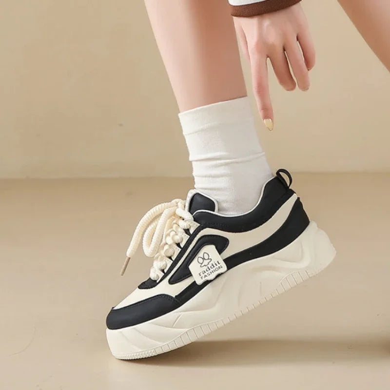 Women's Shoes High on Platform Ladies Footwear New Arrival Stylish Sale H Korean Vulcanized Shoe Fashion Cheap Quality A In
