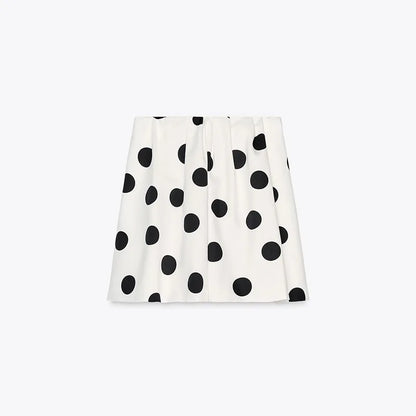 Sexy Polka Dot Women's Top Pants Sets Off Shoulder Backless Tube Top High Waist Straight Pant Female Suit Summer Lady Outfits
