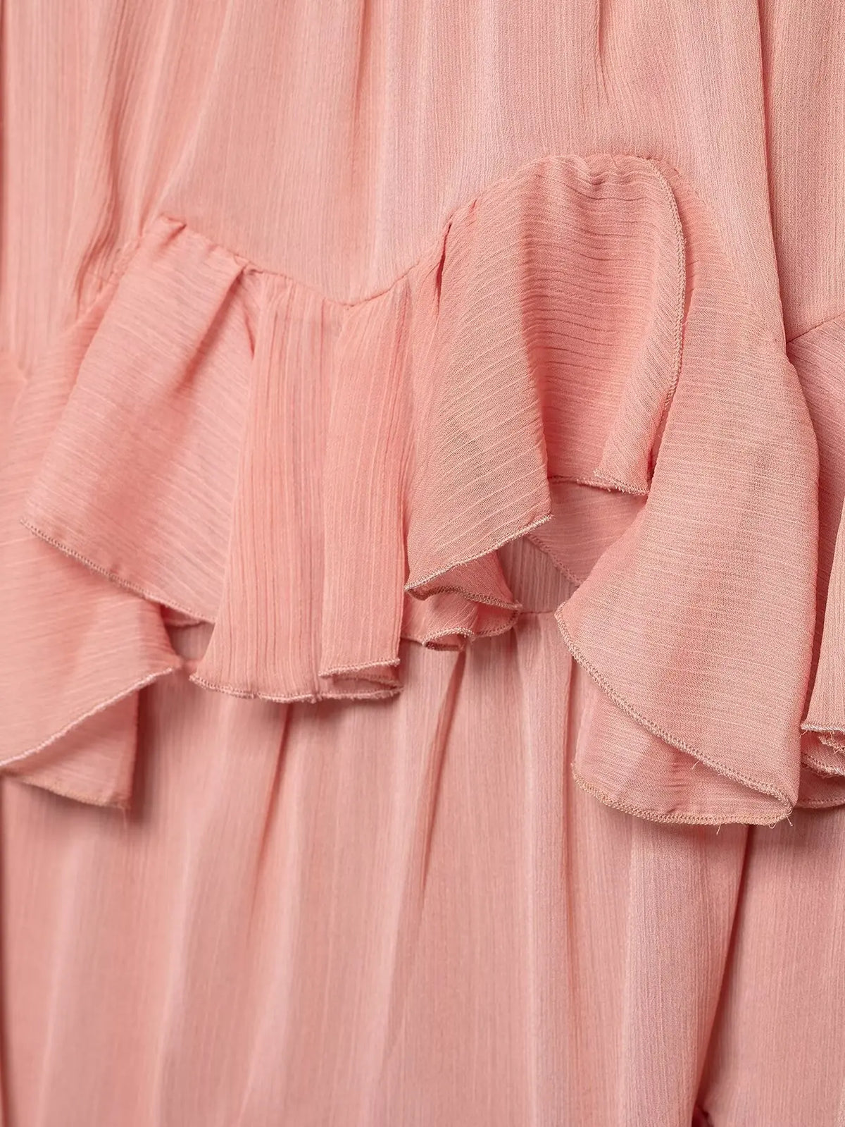 Women's Sweet Chic Suspender Dress Pink Solid Layered Zipper Mini Dress Fashion Spring Summer Holiday Beach Party Dress