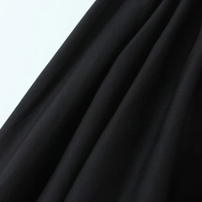 Lacing Up Bow Zipper Waist Asymmetrical A-lined Ruched Mini Skirt Skater Skirts sexy women black mini skirt