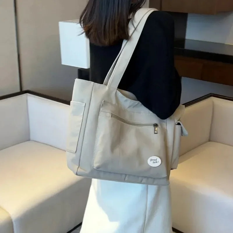 Korean Casual Tote High Quality Female Shoulder Solid Color Bags Large Capacity Ladies Handbags Women Fanny Pack