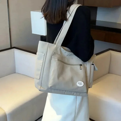 Korean Casual Tote High Quality Female Shoulder Solid Color Bags Large Capacity Ladies Handbags Women Fanny Pack