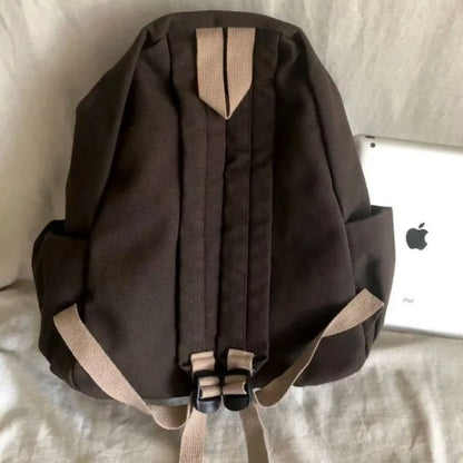 New Patchwork Butterfly Schoolbags Luxury Design Y2k Aesthetic Students Vintage Canvas Bags Trendy Casual Women Backpacks
