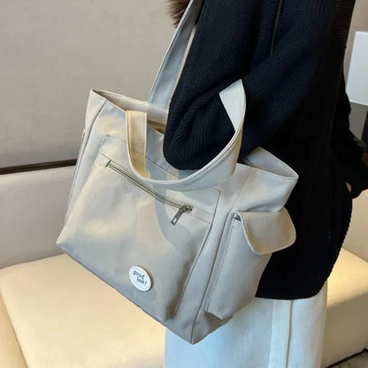 Korean Casual Tote High Quality Female Shoulder Solid Color Bags Large Capacity Ladies Handbags Women Fanny Pack