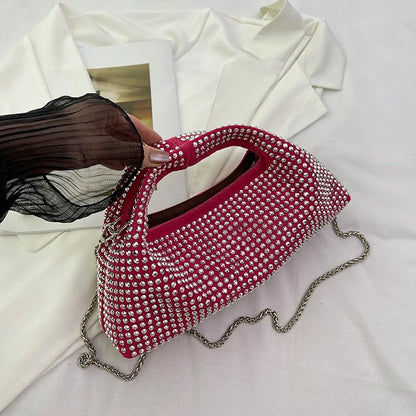 Silver Rivets Suede Hobos Tote Handbags and Purses Women Dumplings Shoulder Crossbody Bags New Trendy Messenger Travel Bag