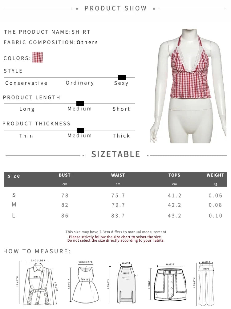 Sweet Striped Print 2-Piece Set Women Bandage Halter v-Neck Patchwork Lace Backless Vests+Folds Puffy Hem Shorts Suits