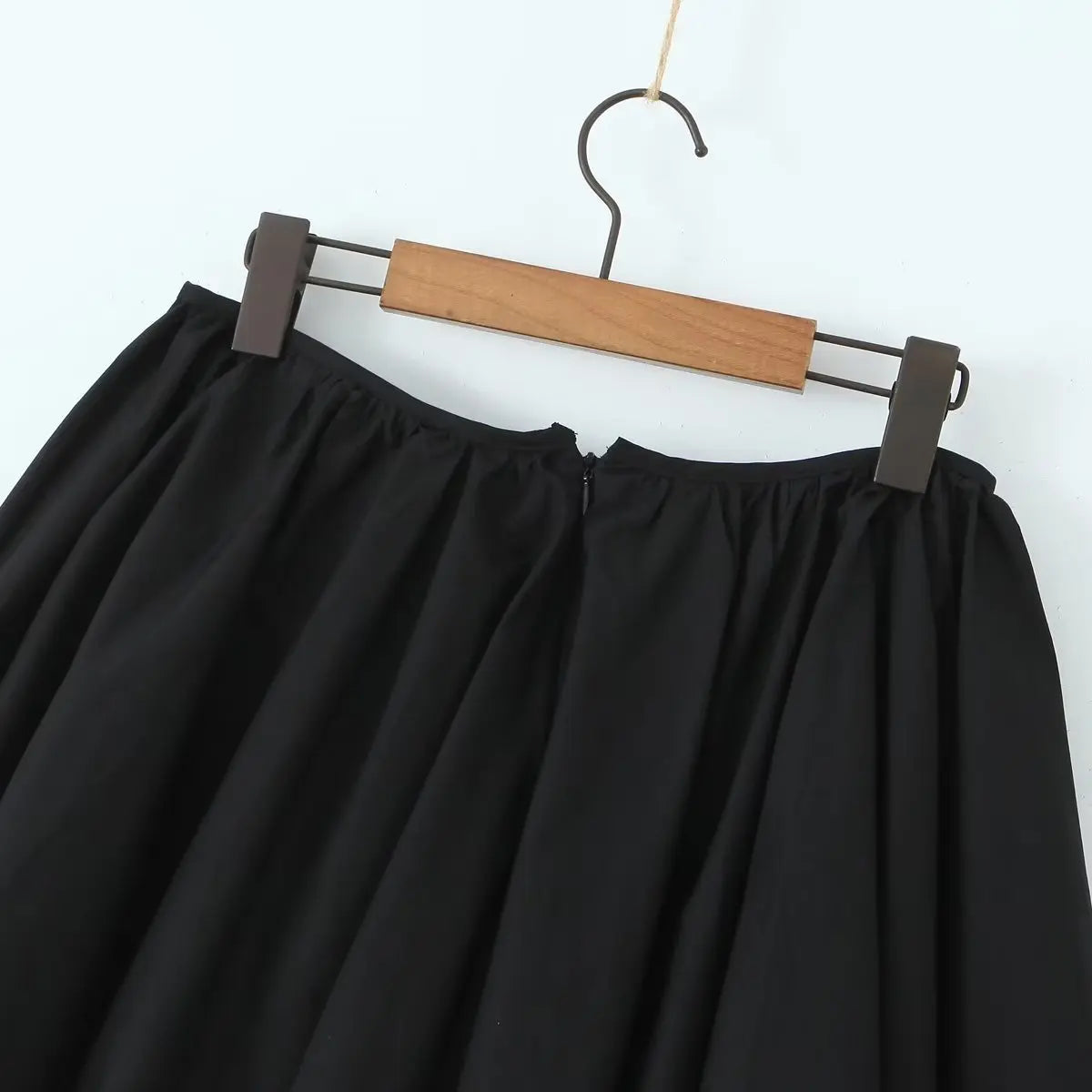 Lacing Up Bow Zipper Waist Asymmetrical A-lined Ruched Mini Skirt Skater Skirts sexy women black mini skirt