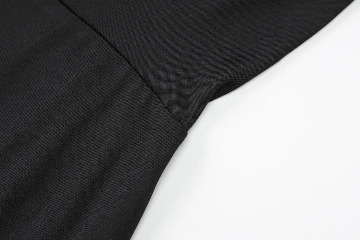 women's sexy hollow out swinging neck backless princess style slim fit bag hip slit hanging neck dress