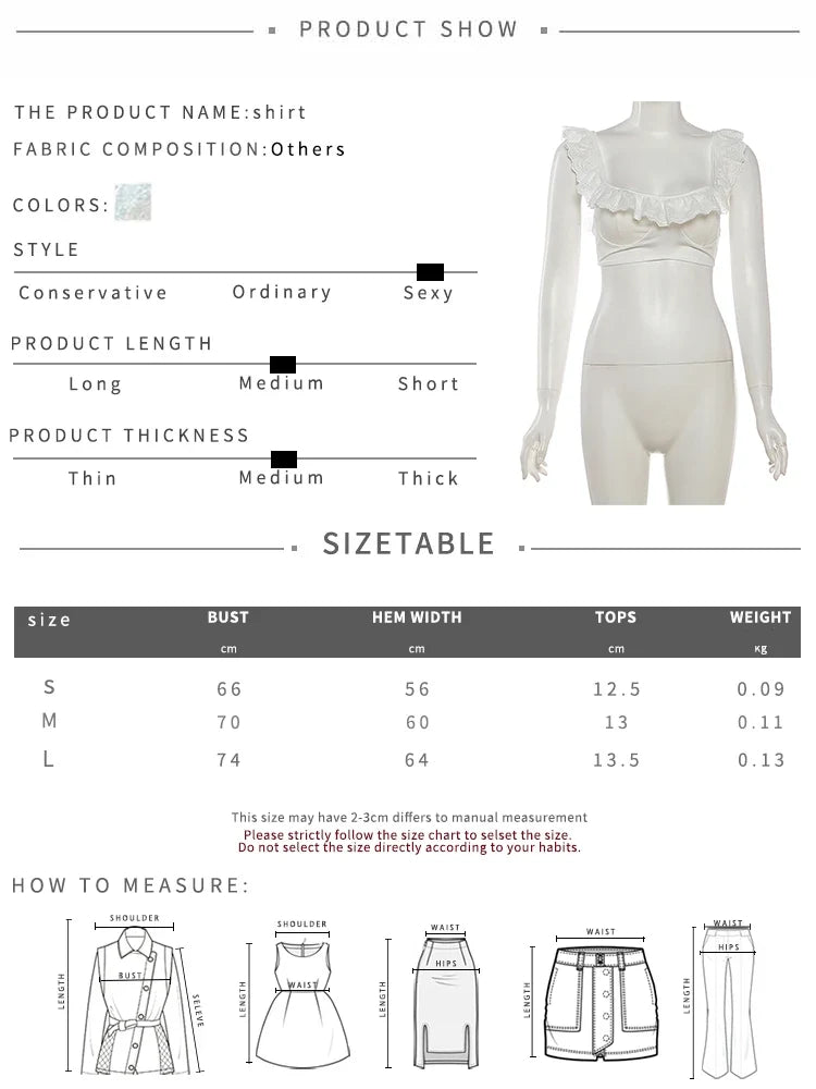 Sexy Y2K 2 Piece Set Women Trend Ruffle Ruffle Backless Tank Tops+Patchwork Skirts Matching Summer Vacation Clubwear