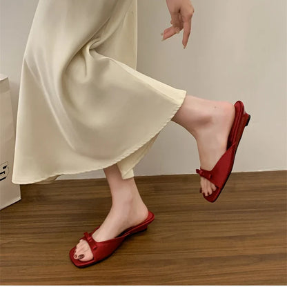 Summer Women Casual Open Toe Slippers Fashion Comfort Wedges Heel Beach Vacation Slides Shoes