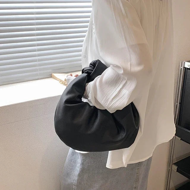 Top-Handle Bags for Women Japanese Fairy Elegant Y2k Aesthetic Handbags Sweet Fashion Office Lady Chic All Match Solid Clutches