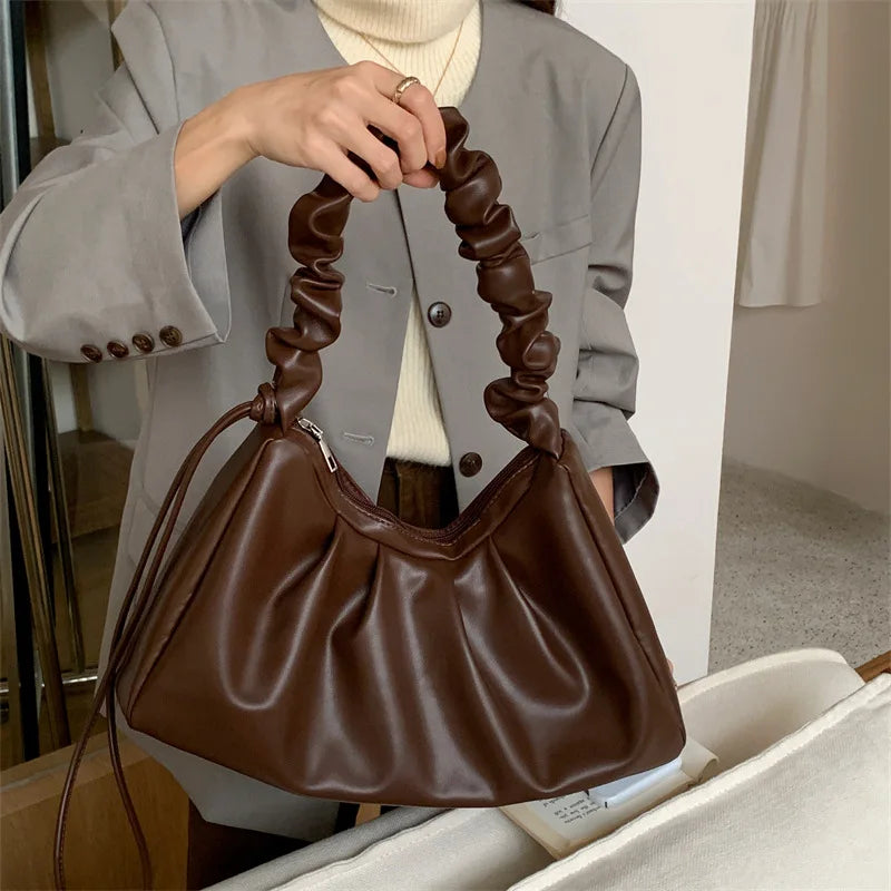 Trendy Design Handbags and Purses Tote Women Shoulder Crossbody Bags New Soft Vegan Leather Ladies Messenger Clutches Bag