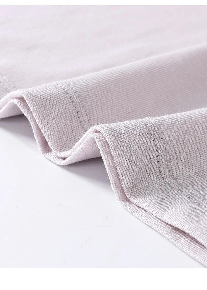 New Fashion Knitted Linen Texture Bamboo Joint Cotton Short-sleeved Loose for Women Deep V-neck Design T-shirt Top 2026 Summer