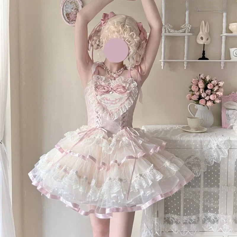 Silk Satin Short Suspender Skirt Ballet Style Adult Ceremony Birthday