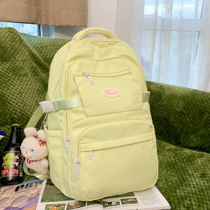 New Multi-pocket Women Backpack High Quality Youth Waterproof Backpacks for Teenage Girls Boys Laptop School Bag Bagpack