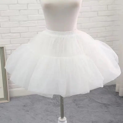 Lolita cute girl sweet little fresh lace splicing doll collar blouse mesh halter tutu skirt set