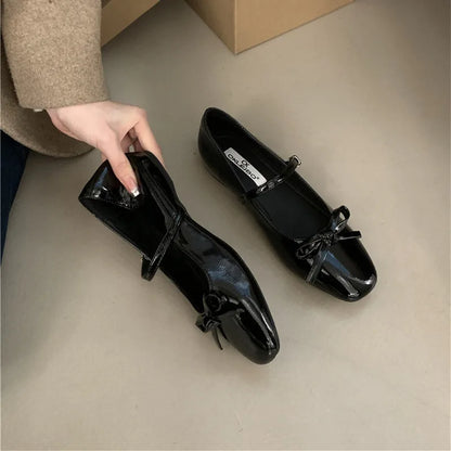 New Women Flat Shoes Fashion Shallow Ladies Casual Soft Mary Jane Shoes Outdoor Dress Flat Ballet Shoes
