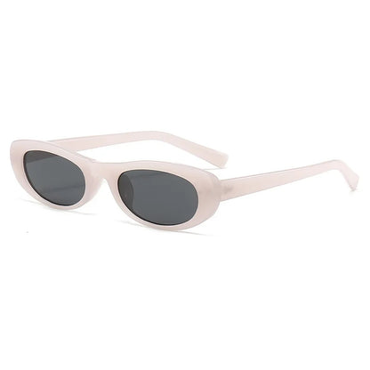 Fashion Cat Eye Sunglasses Women's Luxury Brand Small Oval Black Sun Glasses Women Goggle Trends Rectangle Eyewear UV
