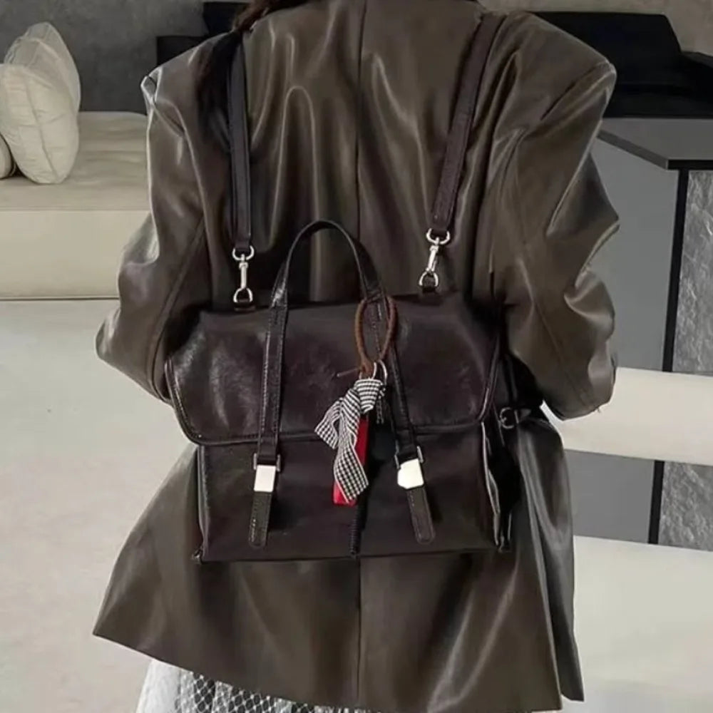 New Advanced England Style Student Backpacks Vintage Large Capacity Commuter Purses Women Totes New Moda Preppy Style Bags