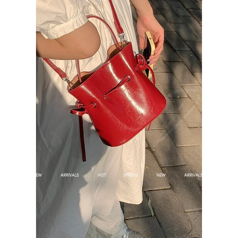 Summer Crossbody Women Fashion Korean Bucket Bag Multi Functional Handheld Small Carrying Bags